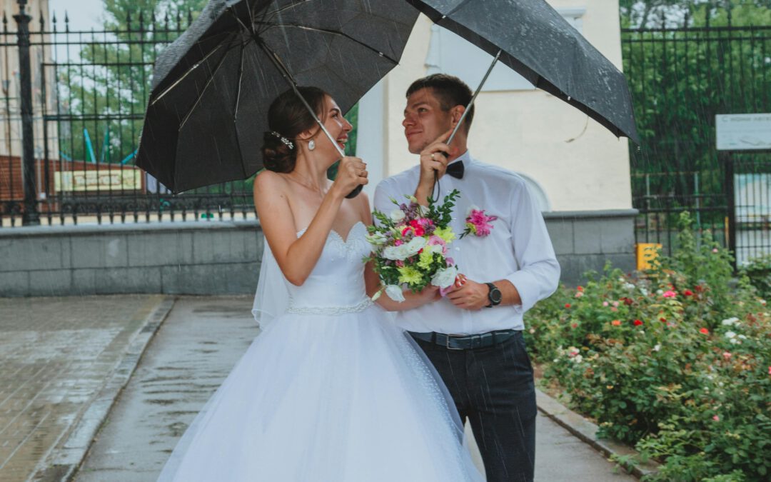 Regen am Hochzeitstag