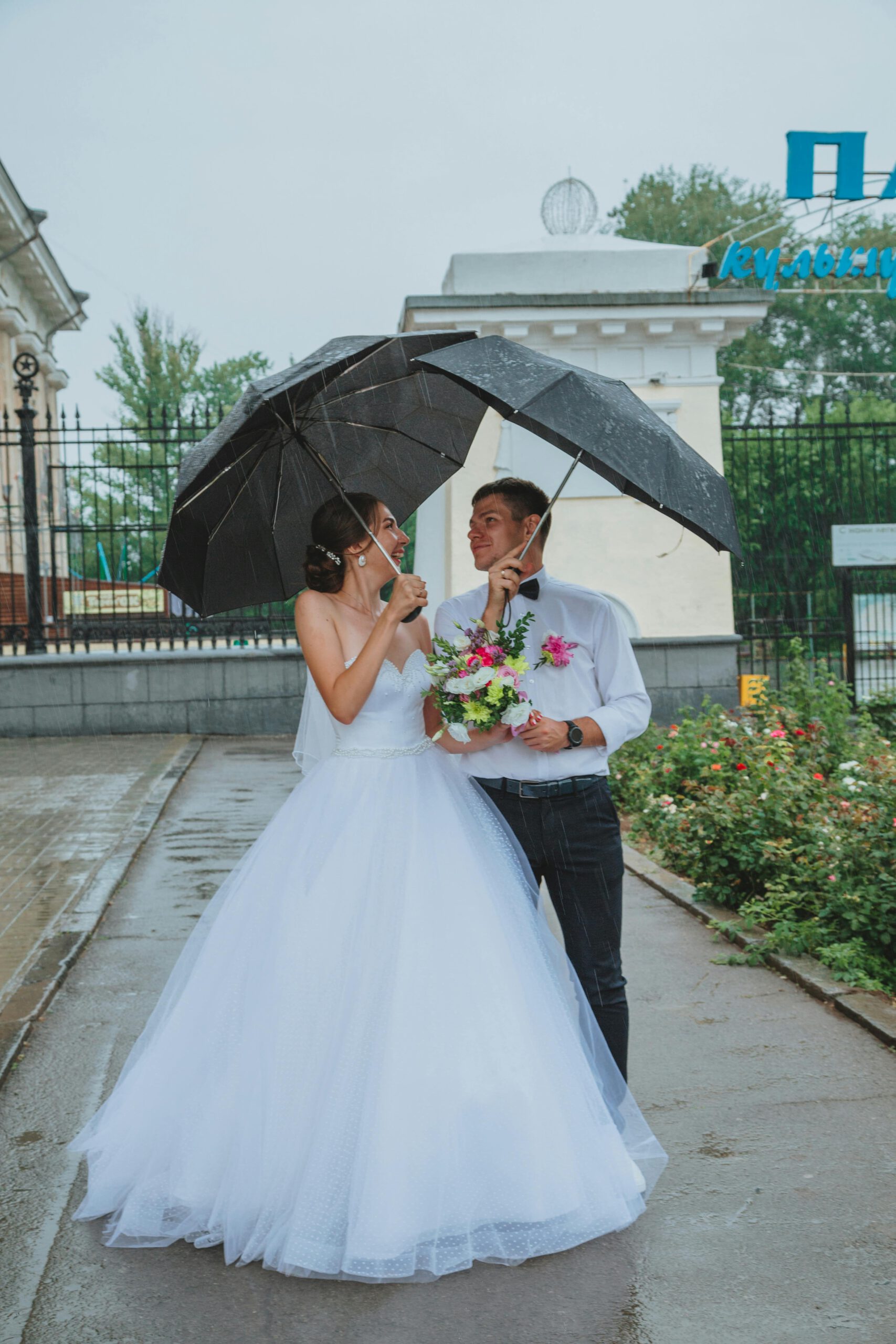 Regen am Hochzeitstag